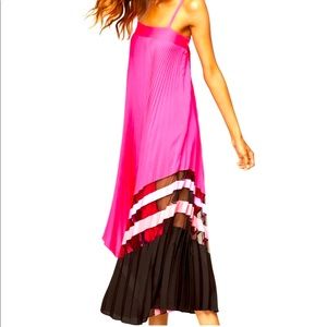 Milly pleated silk dress.